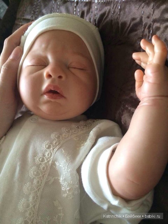 Малышка реборн Варенька из молда Lovelyn asleep