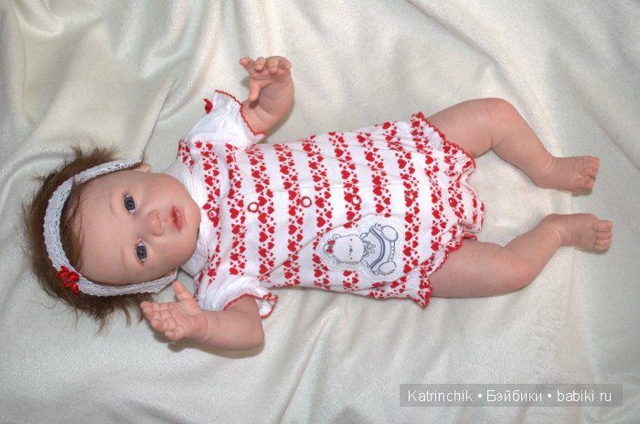 Кукла-реборн Полина из молда Maike от Gudrun Legler (фото 5)