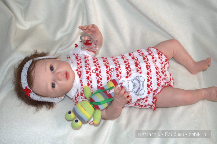 Кукла-реборн Полина из молда Maike от Gudrun Legler