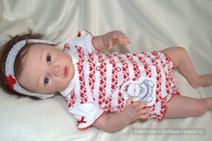 Кукла-реборн Полина из молда Maike от Gudrun Legler (фото 7)
