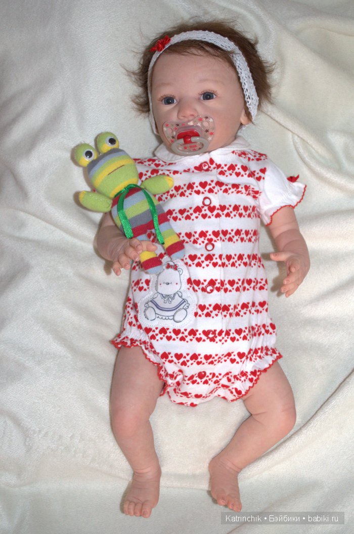 Кукла-реборн Полина из молда Maike от Gudrun Legler