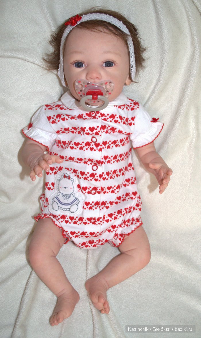 Кукла-реборн Полина из молда Maike от Gudrun Legler (фото 2)