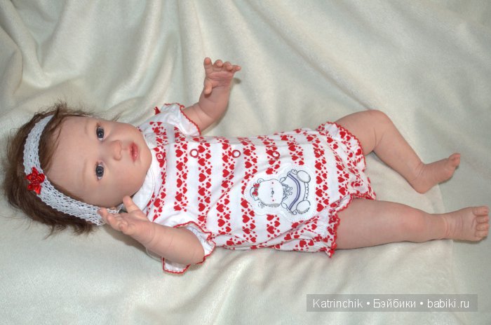 Кукла-реборн Полина из молда Maike от Gudrun Legler (фото 10)