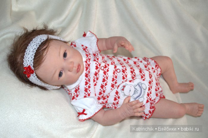 Кукла-реборн Полина из молда Maike от Gudrun Legler (фото 6)