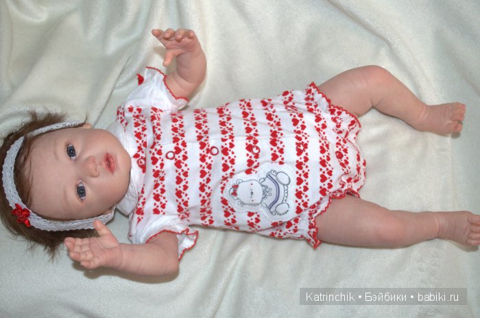 Кукла-реборн Полина из молда Maike от Gudrun Legler (фото 4)