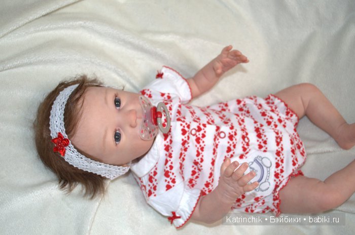 Кукла-реборн Полина из молда Maike от Gudrun Legler (фото 3)
