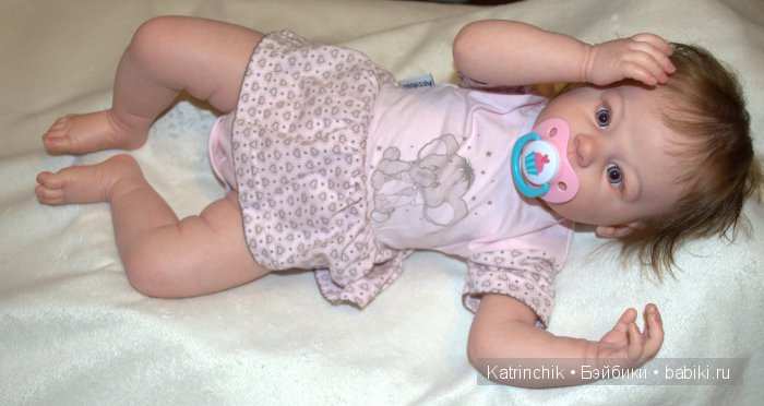 Кукла реборн Ева из молда Claire от Ann Timmerman (фото 9)