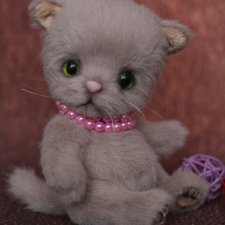 Котенок Тедди. Работа Екатерины Усенко