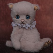 Котенок-пушистик. Работа Екатерины Усенко