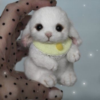 Малышка-зайка, 10 см