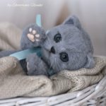 Реалистичная игрушка - котенок Марсель