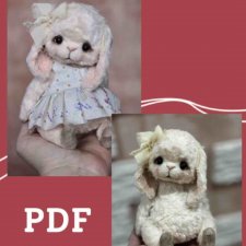 Выкройка: Зайка тедди 15,5 см