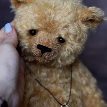 Мишка из мохера