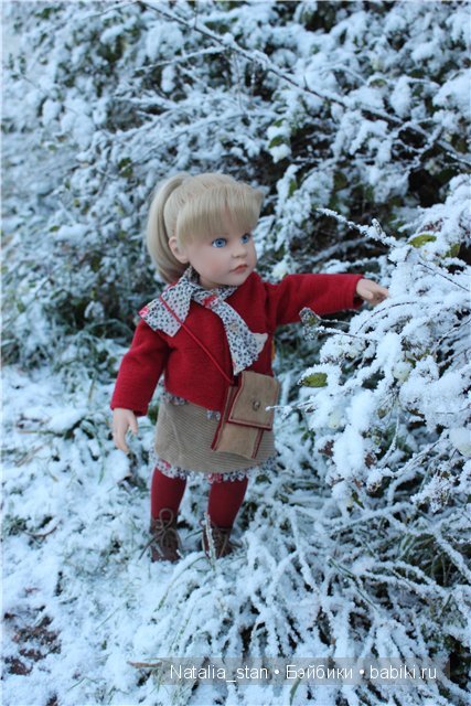 Приключение Жизели в зимнем лесу. Кукла Gotz (фото 2)