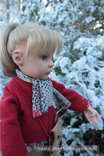 Приключение Жизели в зимнем лесу. Кукла Gotz (фото 6)