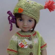 Еще один комплект из коллекции "Ми-ми-мишки" - "маленький Совенок"