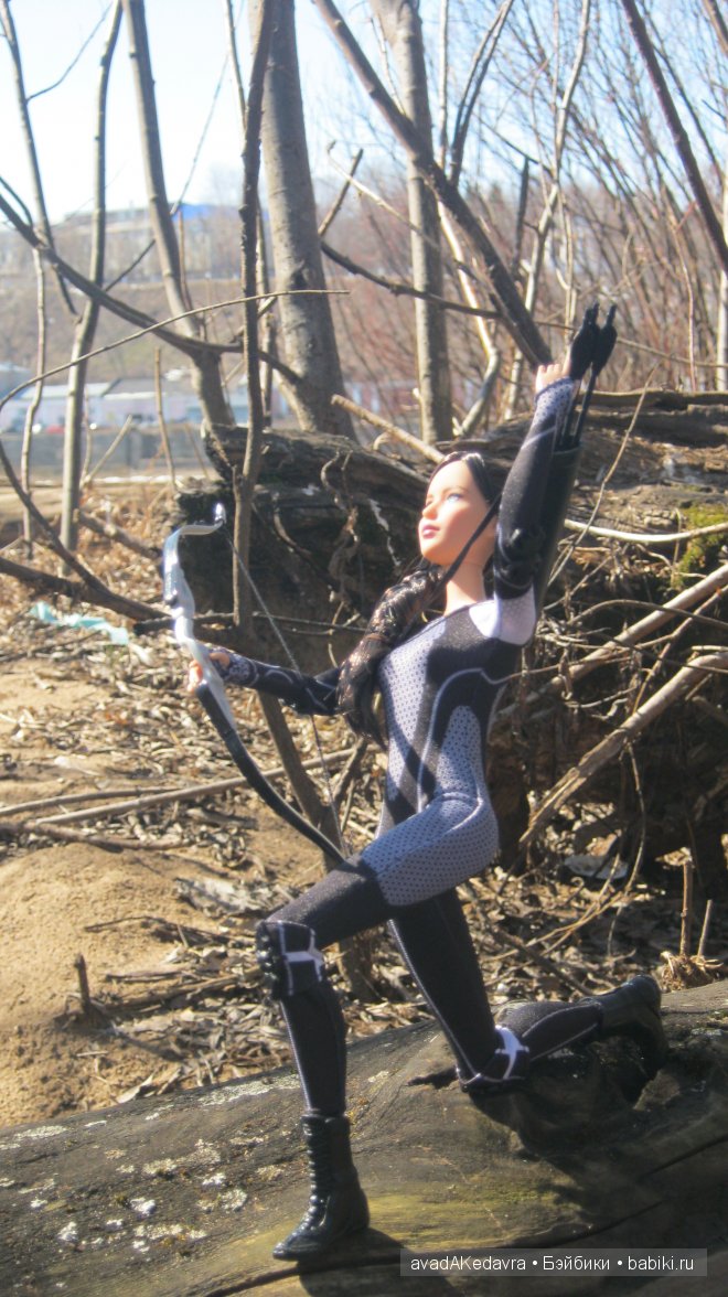 Весенние прогулки Китнисс, Пита и Прим (коллекционные куклы Barbie и кукла Obitsu)