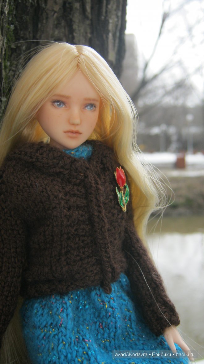 Весенние прогулки Китнисс, Пита и Прим (коллекционные куклы Barbie и кукла Obitsu) (фото 5)