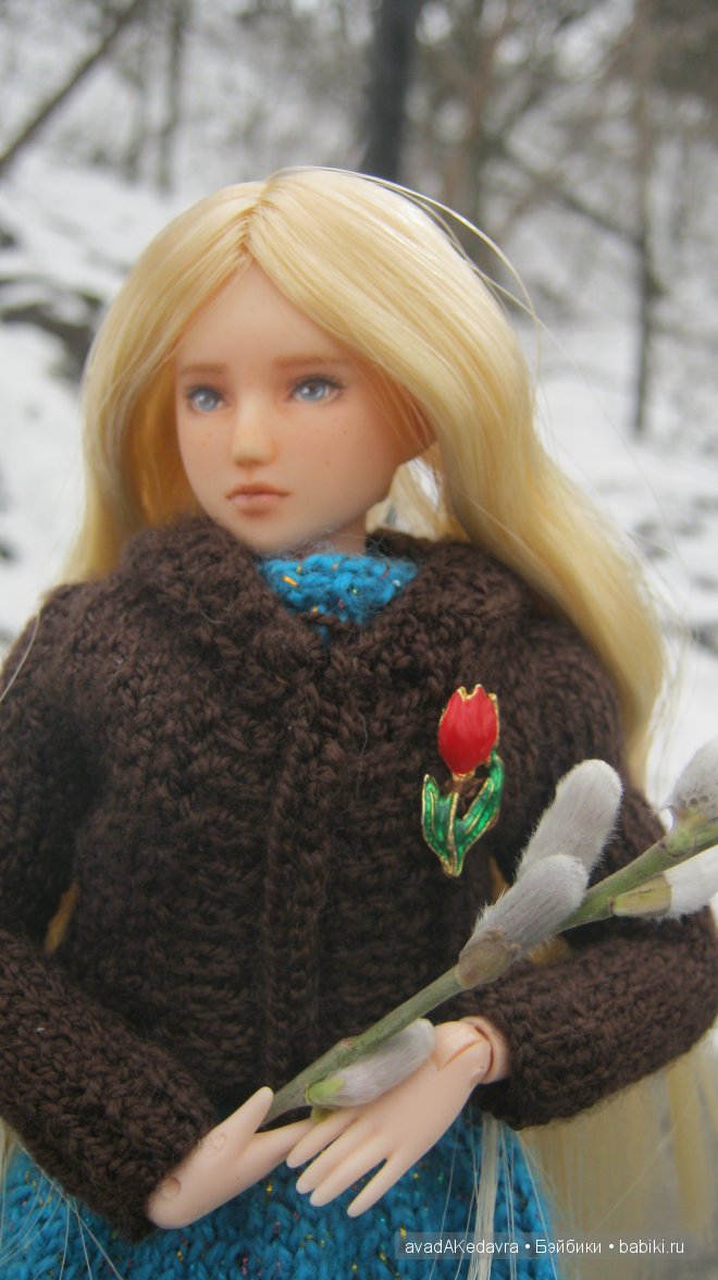 Весенние прогулки Китнисс, Пита и Прим (коллекционные куклы Barbie и кукла Obitsu) (фото 4)