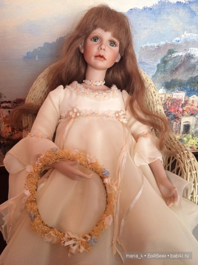 О чем грустит Алисия... Нежное фарфоровое чудо от Jane Zidjunas (фото 6)