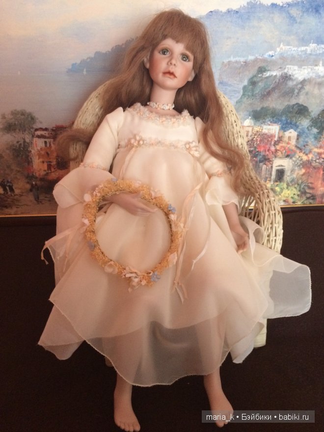 О чем грустит Алисия... Нежное фарфоровое чудо от Jane Zidjunas (фото 8)