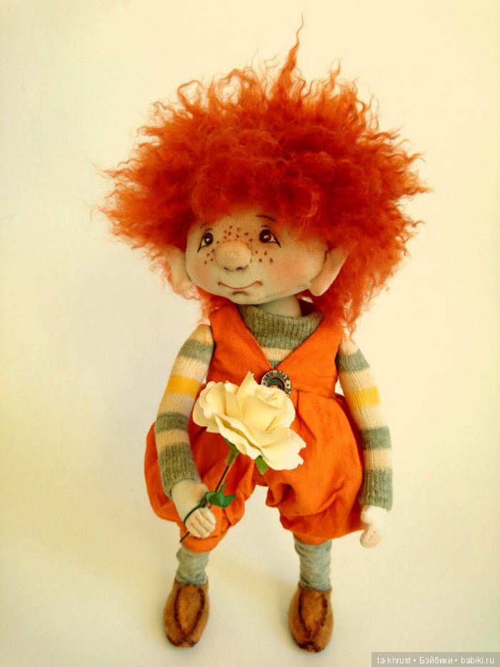 Мой первый эльфик, текстильная кукла