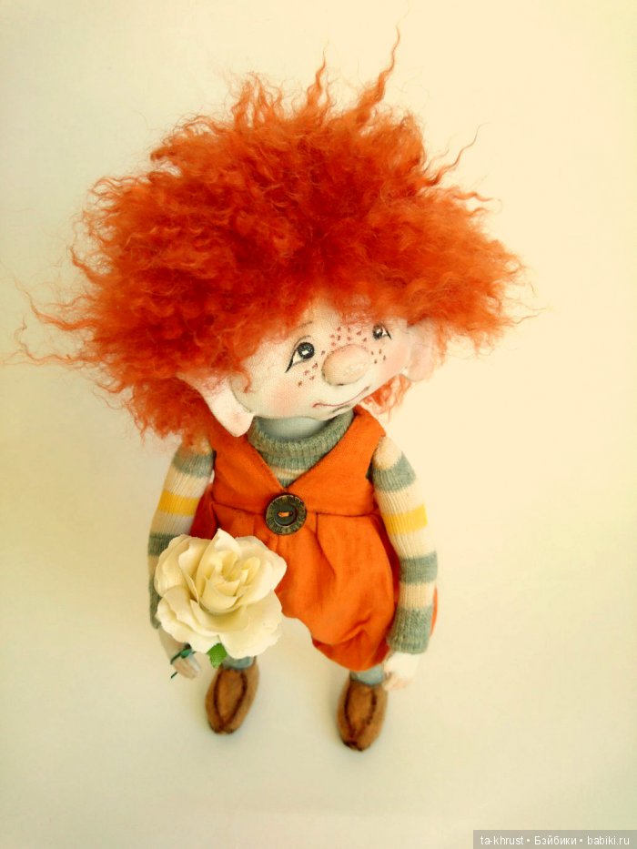 Мой первый эльфик, текстильная кукла (фото 2)