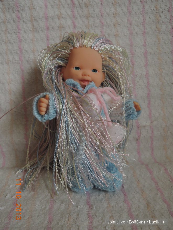 Улыбашка больше не лысик! Или история о том, как я сделала волосы китайскому пупсику | Бэйбики Улыбашка больше не лысик! Или история о том, как я сделала волосы китайскому пупсику (фото 2)