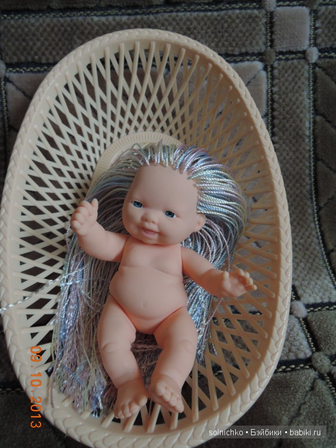 Улыбашка больше не лысик! Или история о том, как я сделала волосы китайскому пупсику | Бэйбики Улыбашка больше не лысик! Или история о том, как я сделала волосы китайскому пупсику (фото 5)