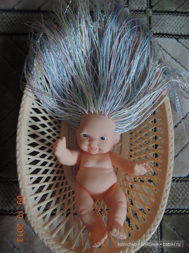 Улыбашка больше не лысик! Или история о том, как я сделала волосы китайскому пупсику | Бэйбики Улыбашка больше не лысик! Или история о том, как я сделала волосы китайскому пупсику (фото 6)