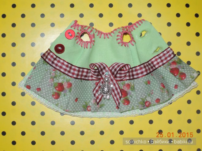 Всё-таки не выдержала или Первое платье на Малышку (Пукифи Анте)