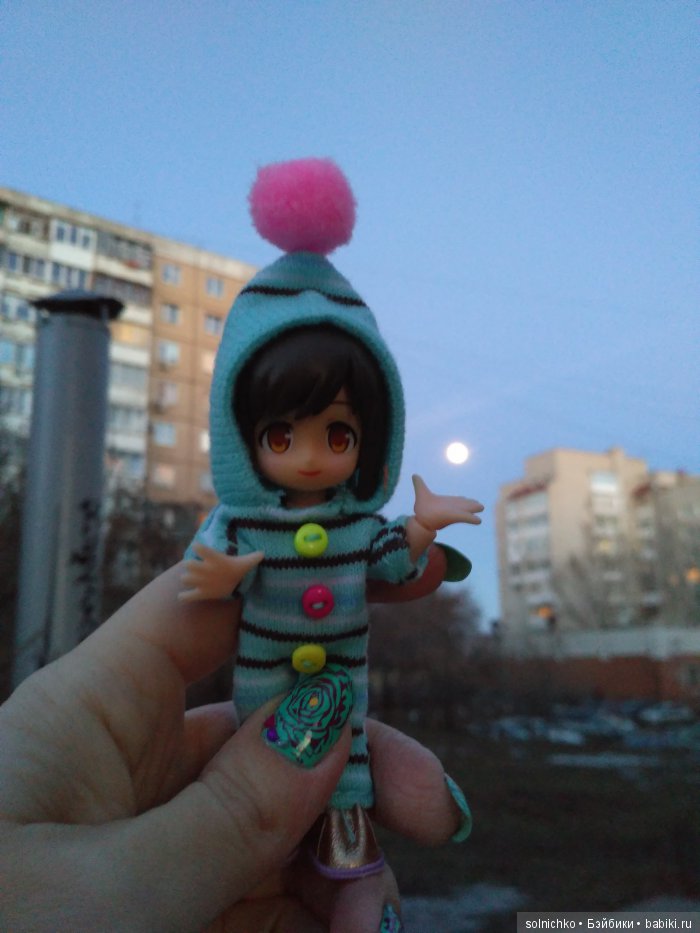 9 см Мимимишного Счастья или моя Малышка-гибридик от Олеси Tocho. Cu-poche Ку-поче и Нендороида (фото 6)