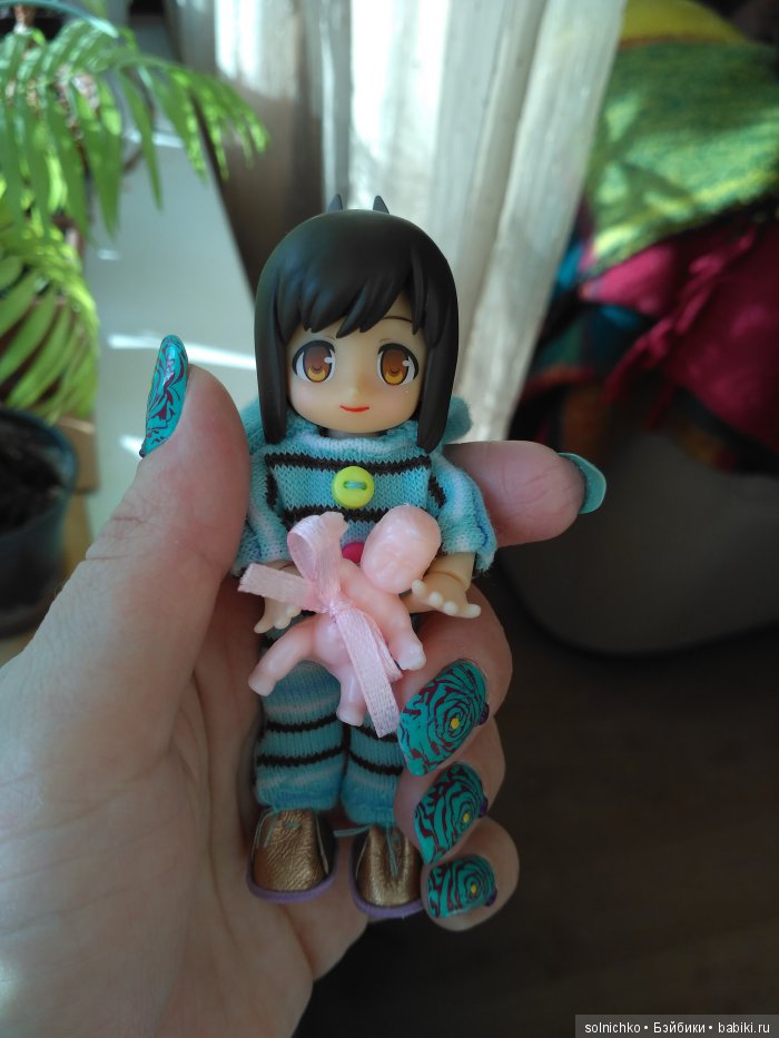 9 см Мимимишного Счастья или моя Малышка-гибридик от Олеси Tocho. Cu-poche Ку-поче и Нендороида (фото 5)
