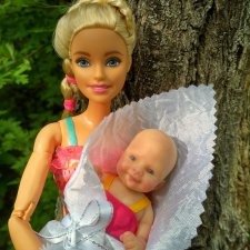 Вишенка на торте или Мечта детства осуществилась. Силиконовая куколка от Ирины Савостиной и её Мама