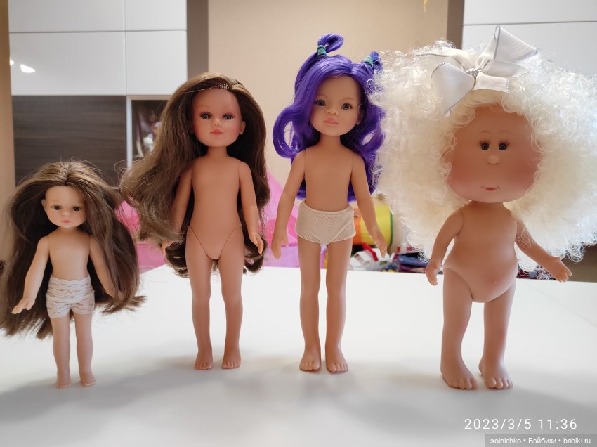 Сравнение размеров кукол — Игровые куклы разных производителей (Разное): редкие бренды (фото 5)