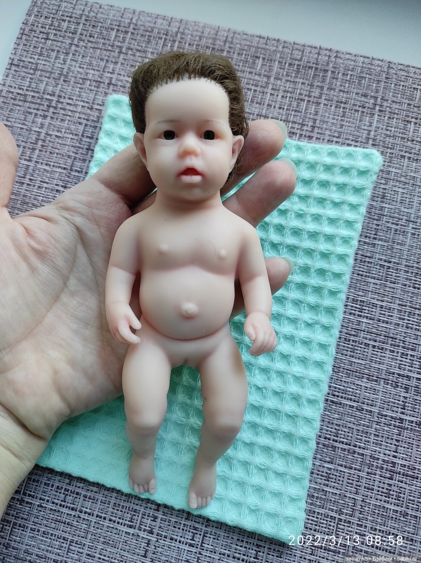 Bebê Reborn de Silicone Sólido Maria [Tamanho Real] [Ana Reborn