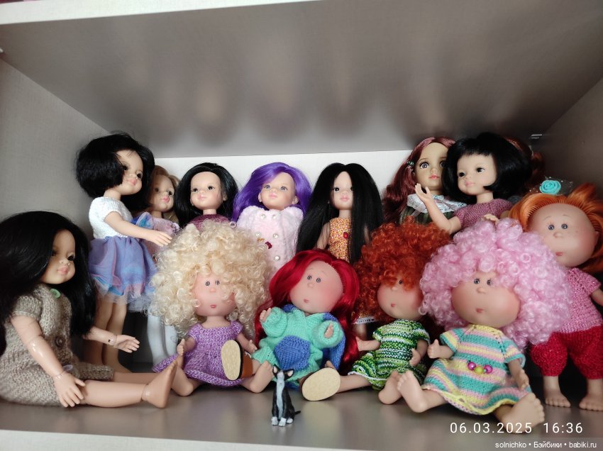 Одна моя куклополочка Мои куклы Лиу, мини Мии и другие