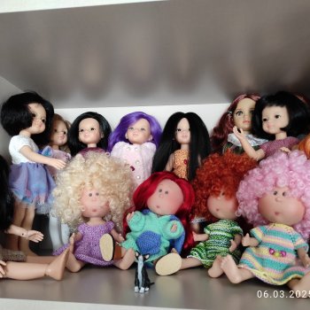 Одна моя куклополочка Мои куклы Лиу, мини Мии и другие