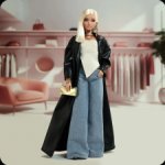 Плащ от куклы Barbie Mave Reilly Designs