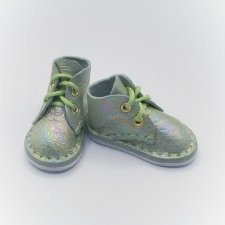 Kruselings ботинки для кукол Крузелингс салатового цвета с радужным эффектом