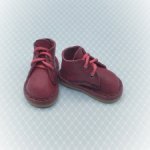 Kruselings ботинки для кукол Крузелингс бордового цвета