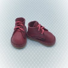 Kruselings ботинки для кукол Крузелингс бордового цвета