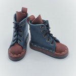 Обувь для Кена и кукол со стопой до 4 см, ботинки коричнево-бирюзовые