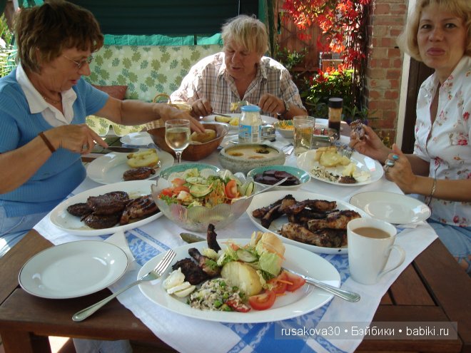 Английский завтрак, обед и ужин .....или едим не дома