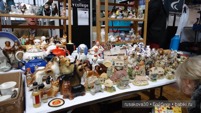 Антикварный базар в городе Дерби (Derby)