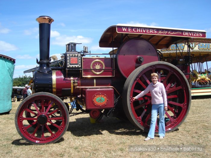 Выставка старинных машин в деревне Weeting