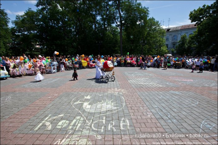 Парад детских колясок в Севастопале