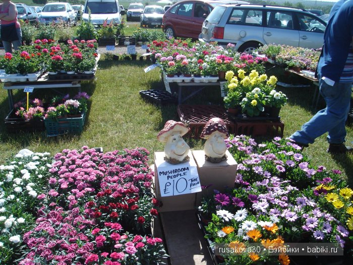 Ярмарка , английская барахолка или распродажа из багажника машины