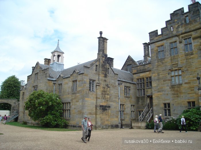 Замок Скотни (Scotney Castle) ,новый замок в котором нет привидений