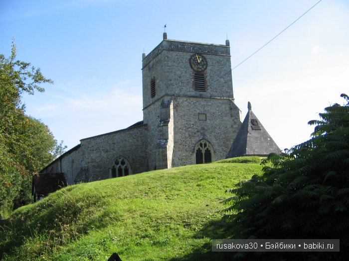 Английская деревушка Nether Wallop , там где снимали фильм о Мисс Марпл